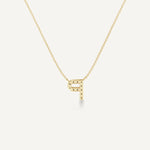 Alphabet P Diamond Pendant