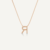 Alphabet R Diamond Pendant