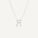 Alphabet R Diamond Pendant