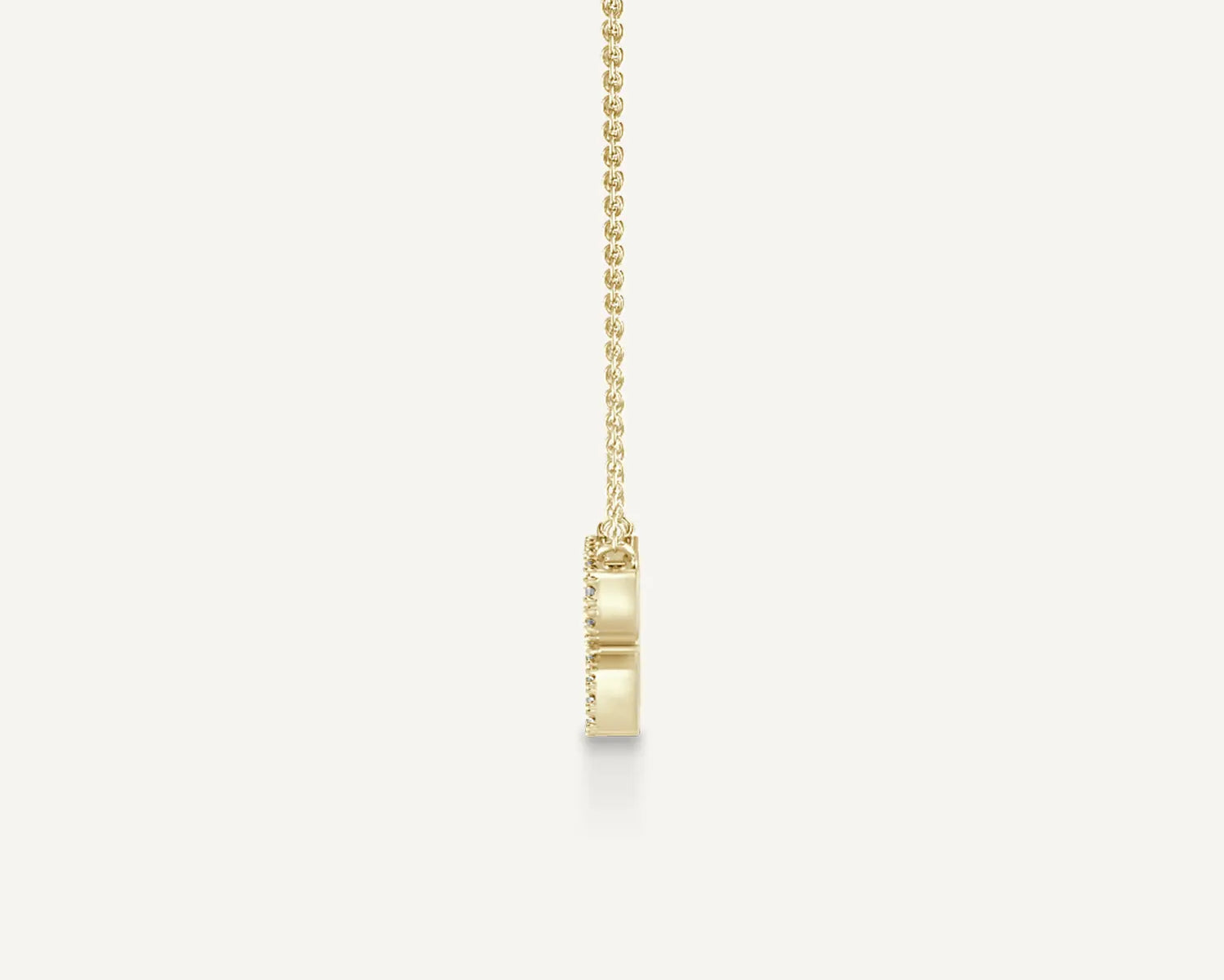 Alphabet R Diamond Pendant