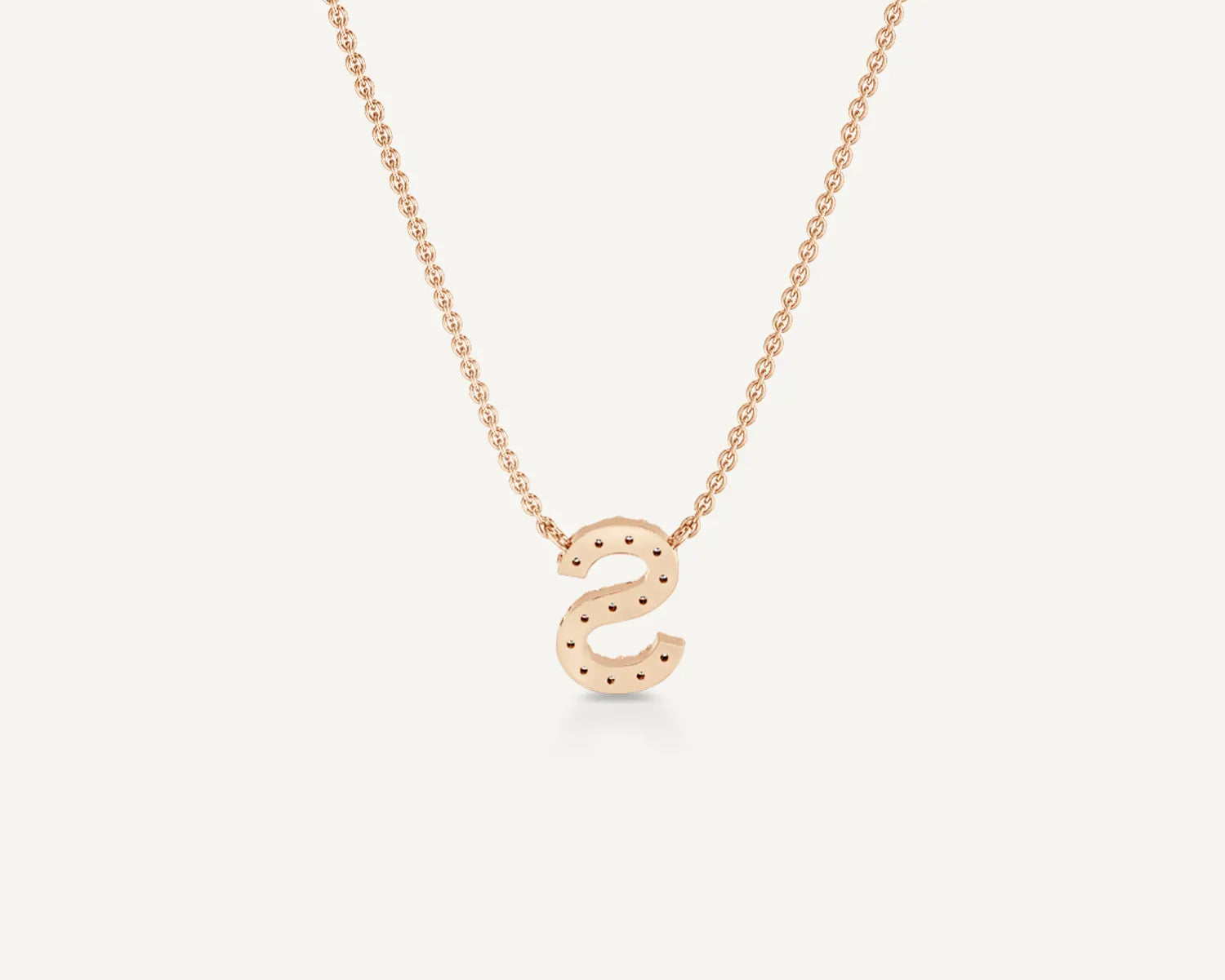 Alphabet S Diamond Pendant