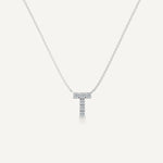 Alphabet T Diamond Pendant