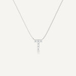 Alphabet T Diamond Pendant