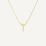 Alphabet T Diamond Pendant