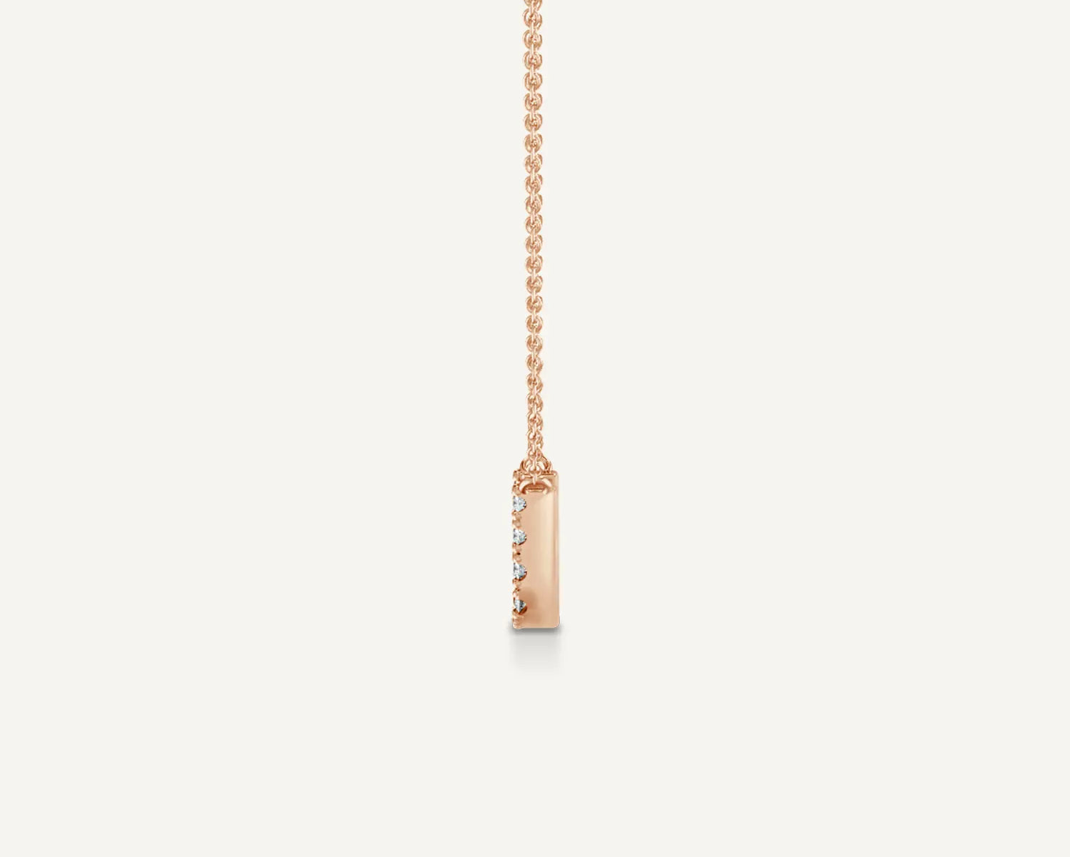 Alphabet U Diamond Pendant