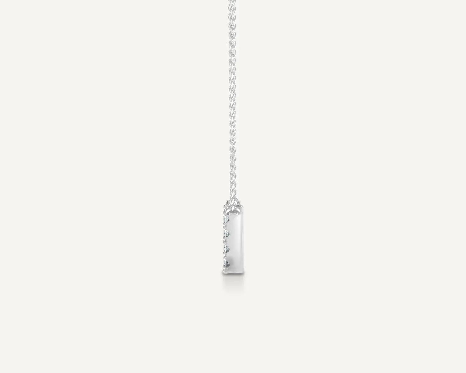 Alphabet U Diamond Pendant