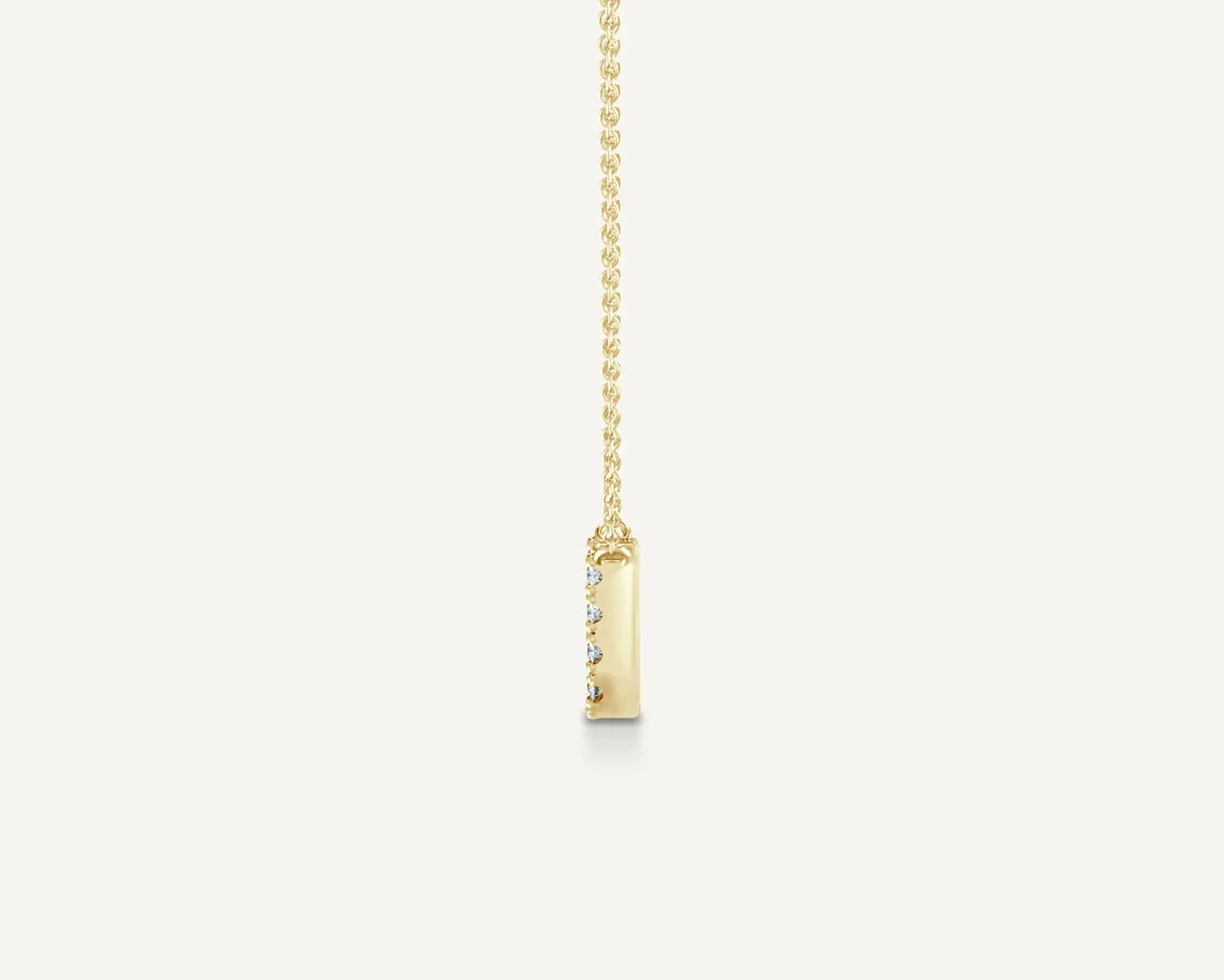 Alphabet U Diamond Pendant