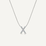 Alphabet X Diamond Pendant