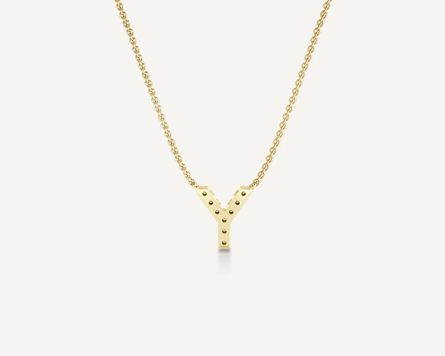 Alphabet Y Diamond Pendant