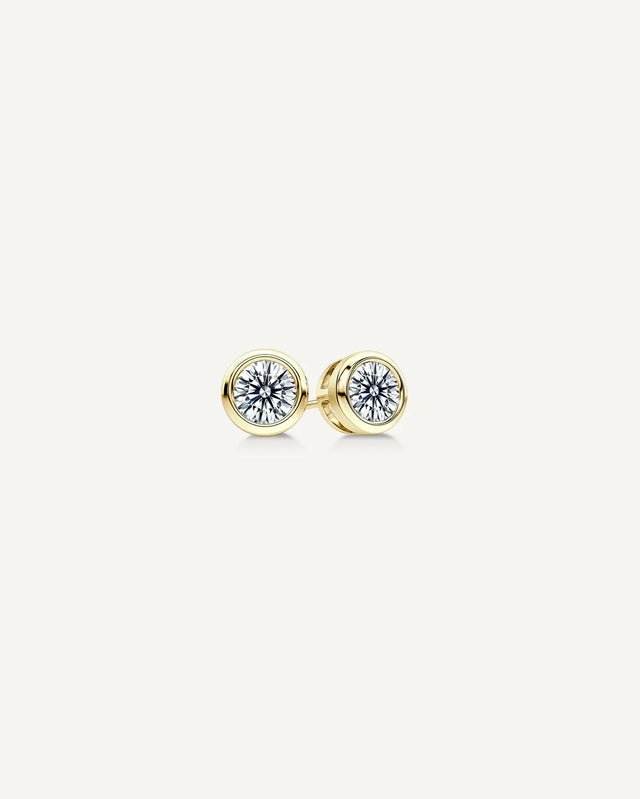 0.20CT TDW Diamond Aura Stud Earrings