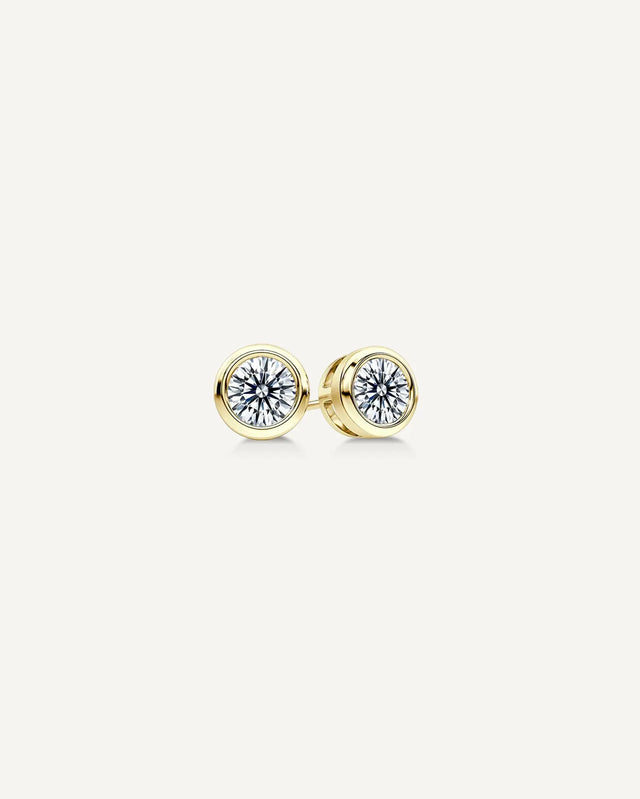 0.40CT TDW Diamond Aura Stud Earrings