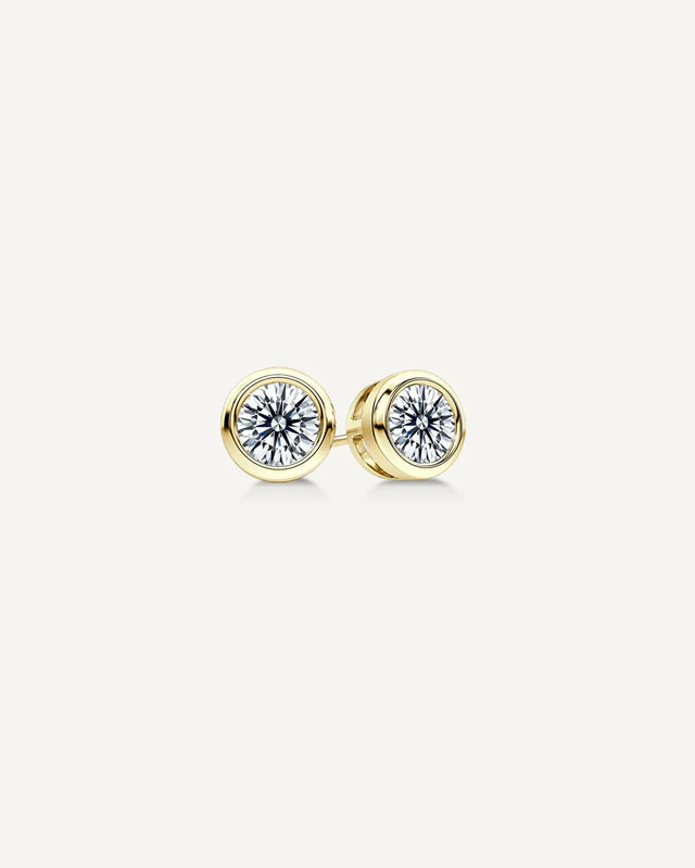 0.60CT TDW Diamond Aura Stud Earrings