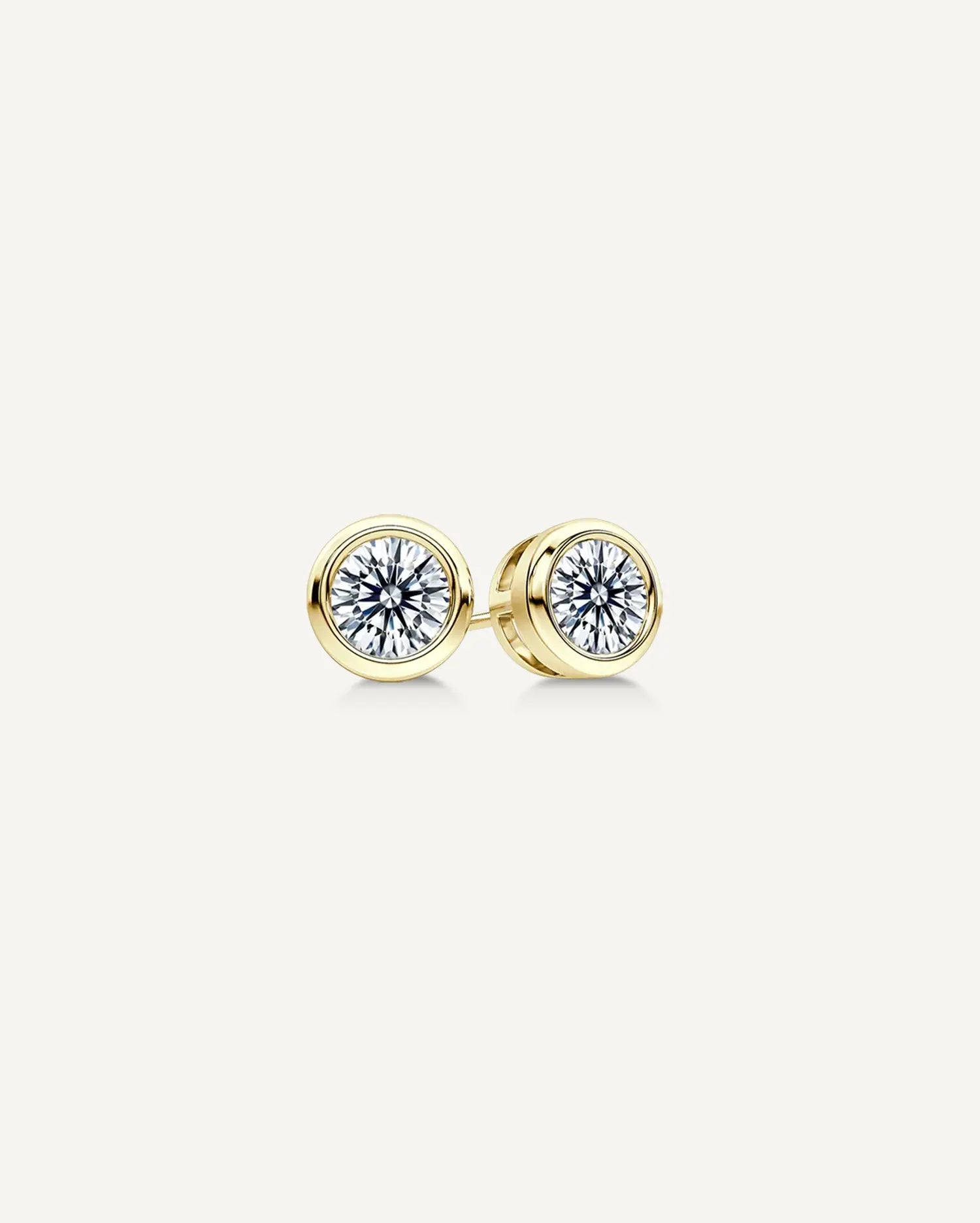 0.80CT TDW Diamond Aura Stud Earrings