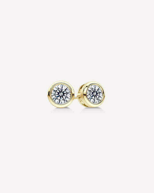 1.00CT TDW Diamond Aura Stud Earrings