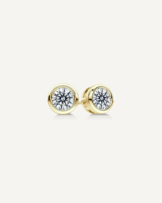 1.50CT TDW GIA Certified Diamond Aura Stud Earrings