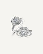 1.3CT Cushion Aurelia Ring