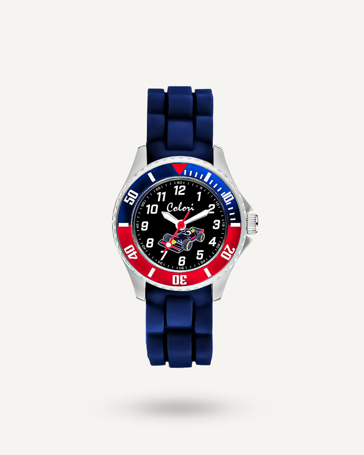 Kids Watch With Blue Race Car