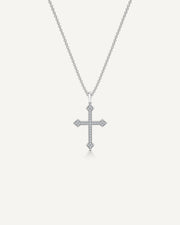 Bottony cross pendant