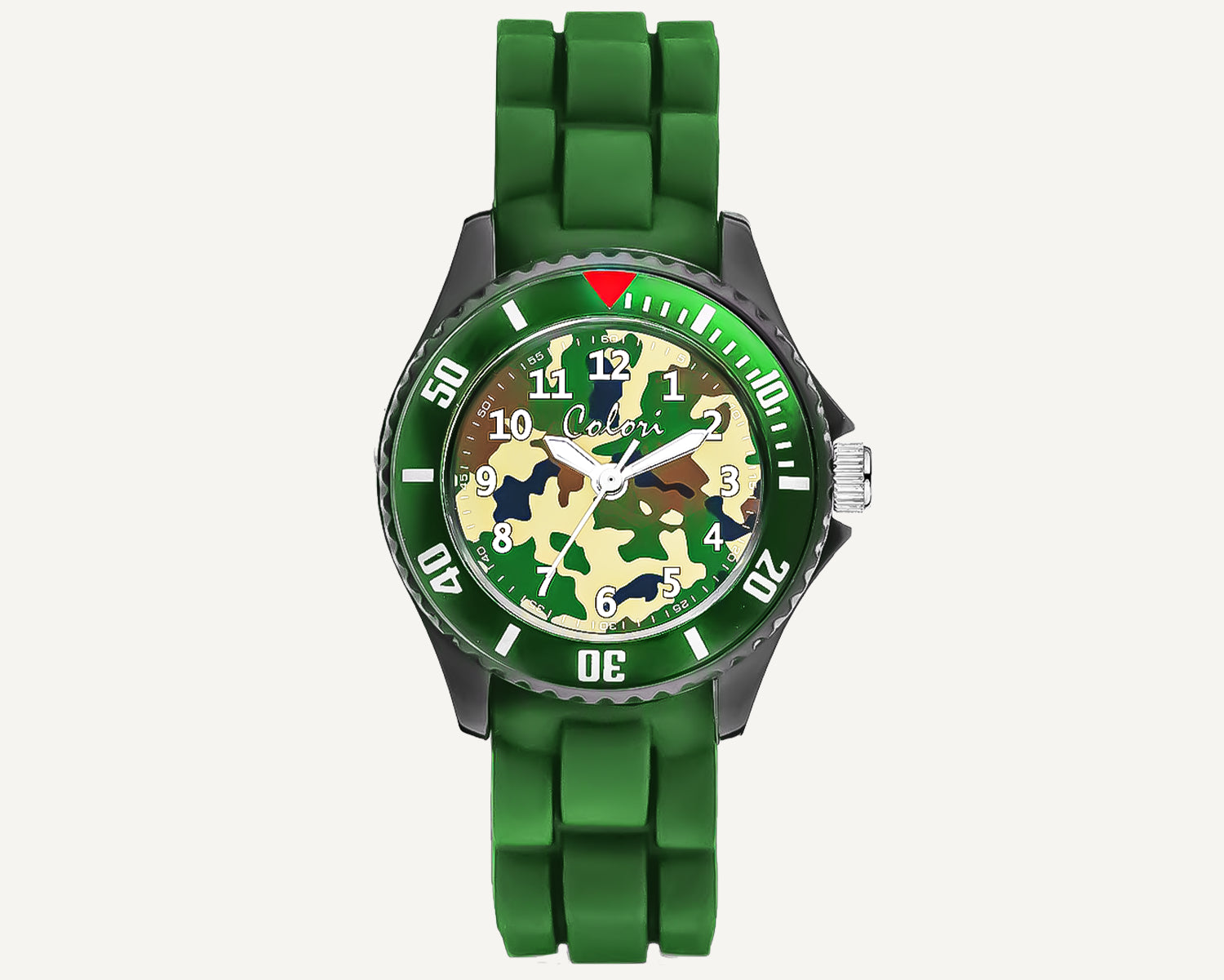 Kids Watch With Camouflage Print Luxsso