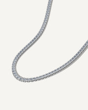 13.30CT Natural Diamond Cascade Tennis Necklaces