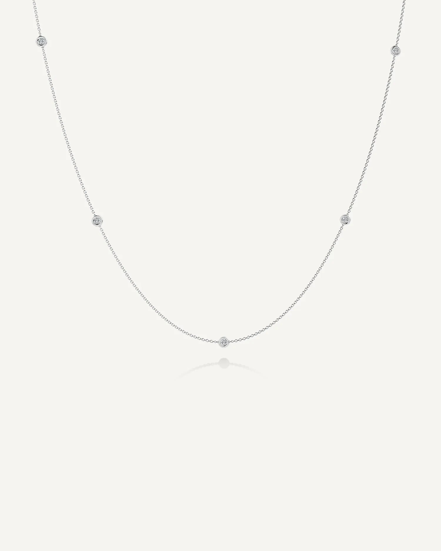 0.15ct Classic Bezel Necklace