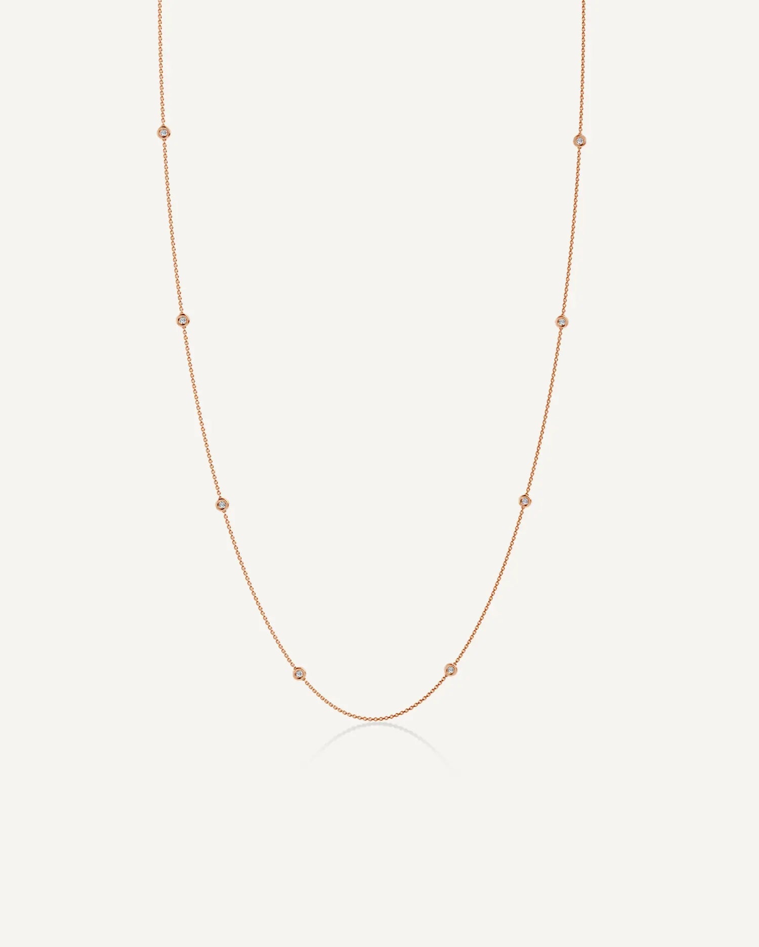 0.24ct Classic Bezel Necklace