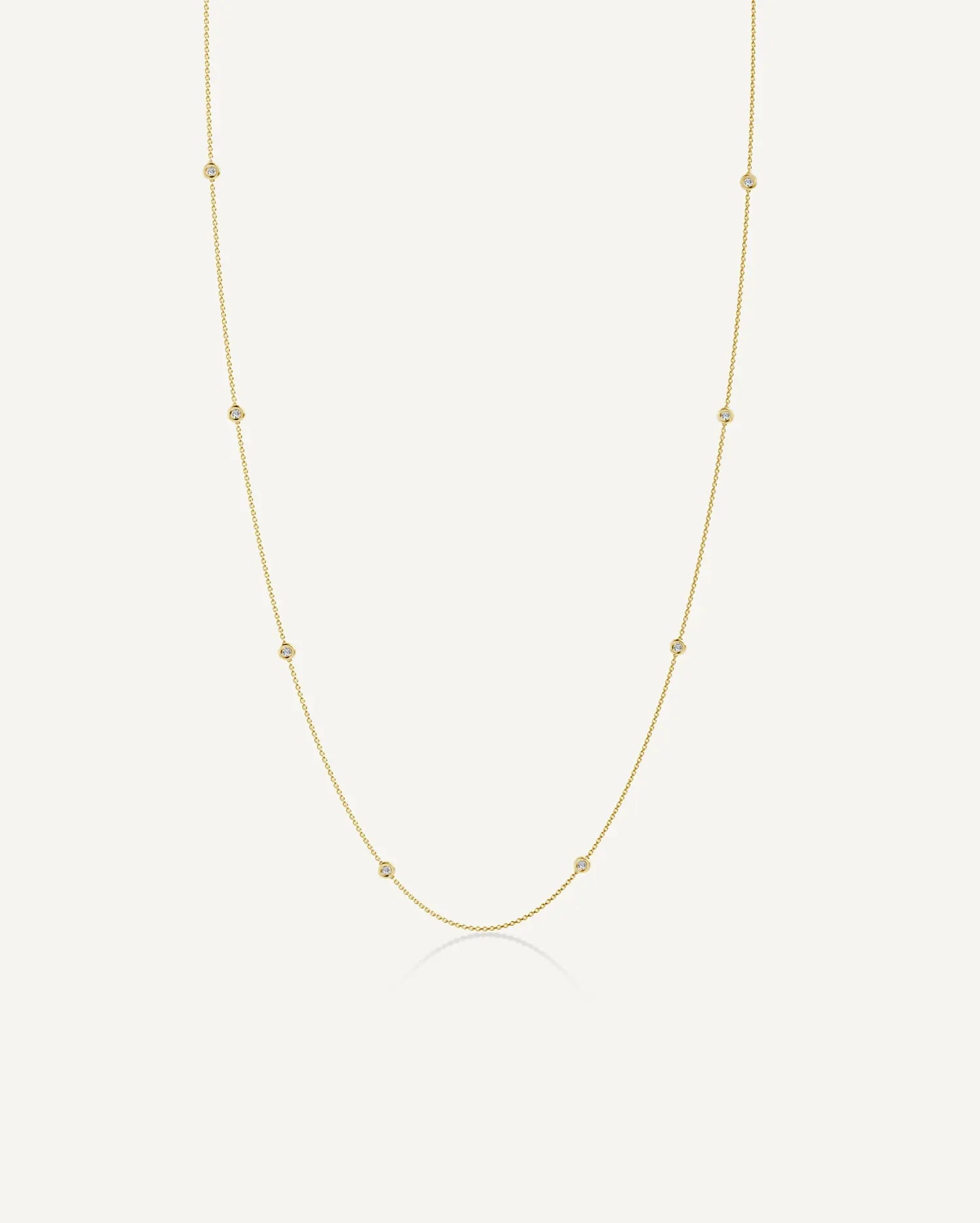 0.24ct Classic Bezel Necklace