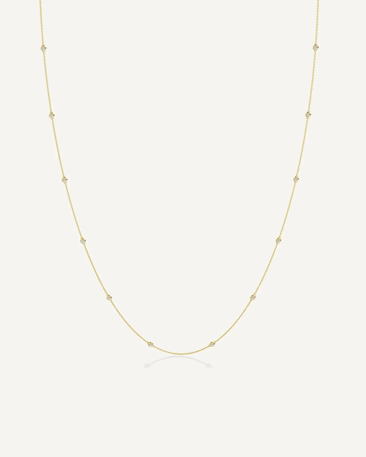 0.36ct Classic Bezel Necklace