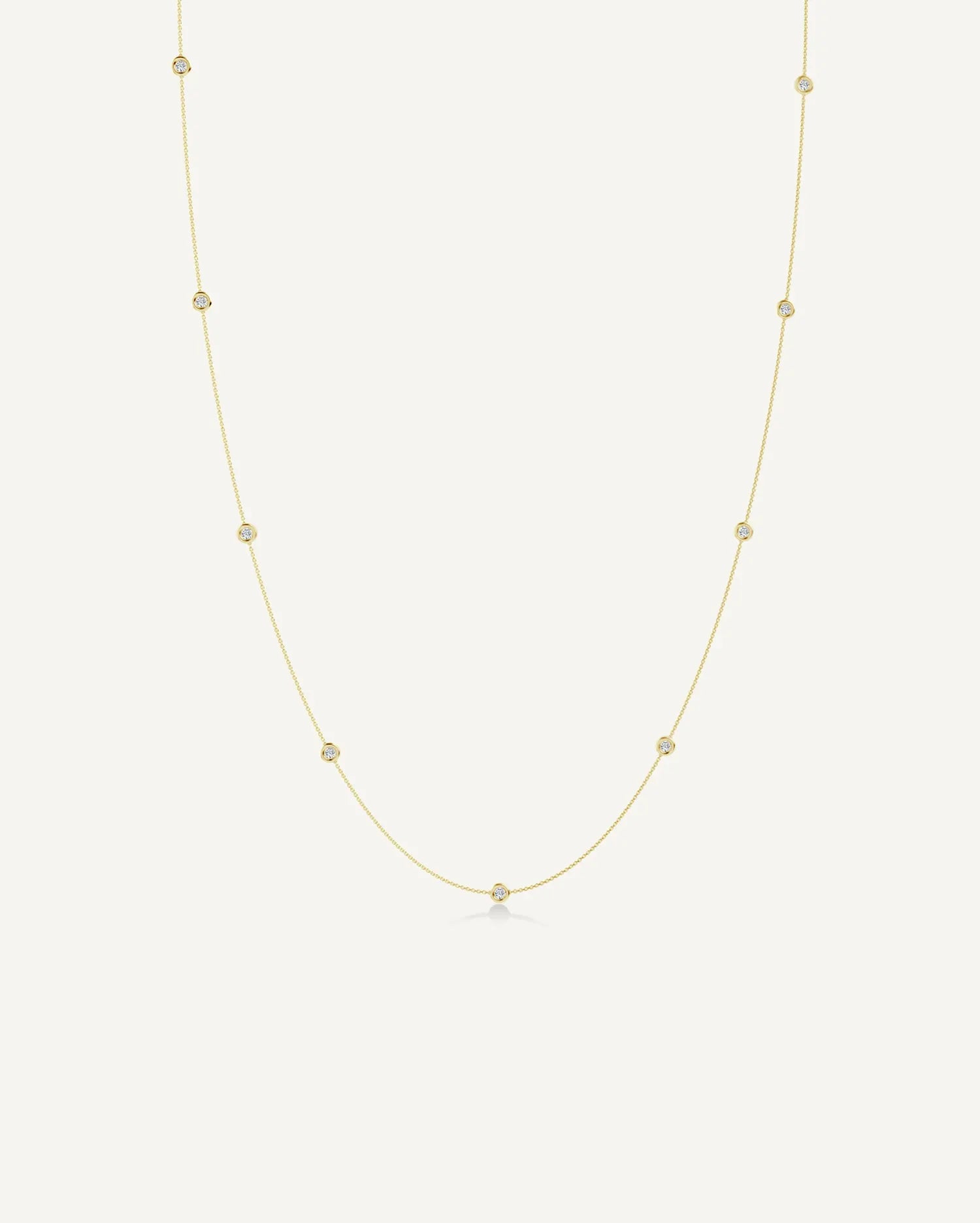 0.54ct Classic Bezel Necklace