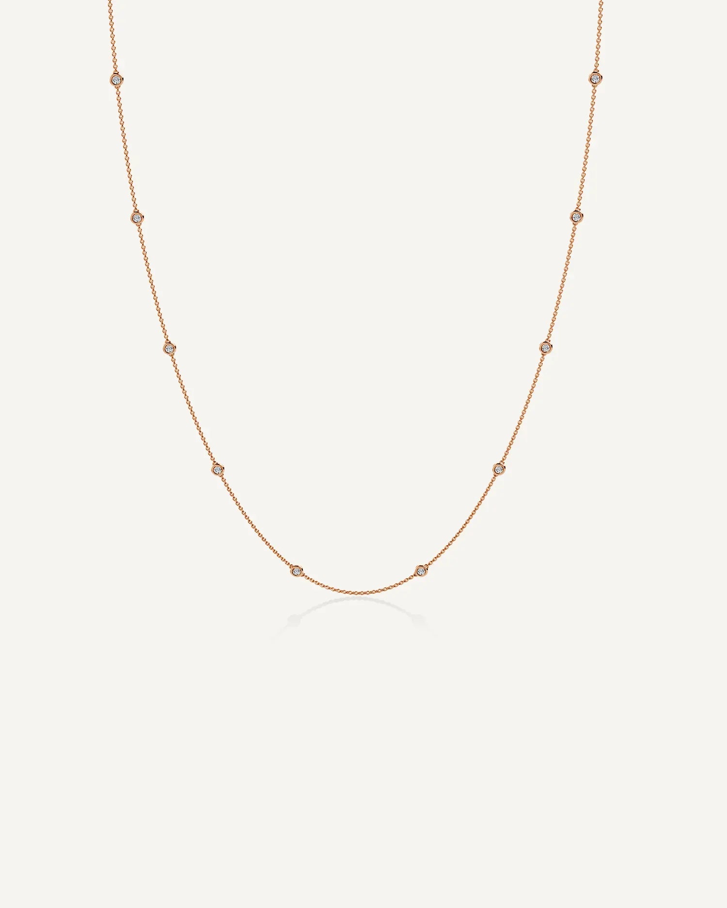 0.60ct Classic Bezel Necklace