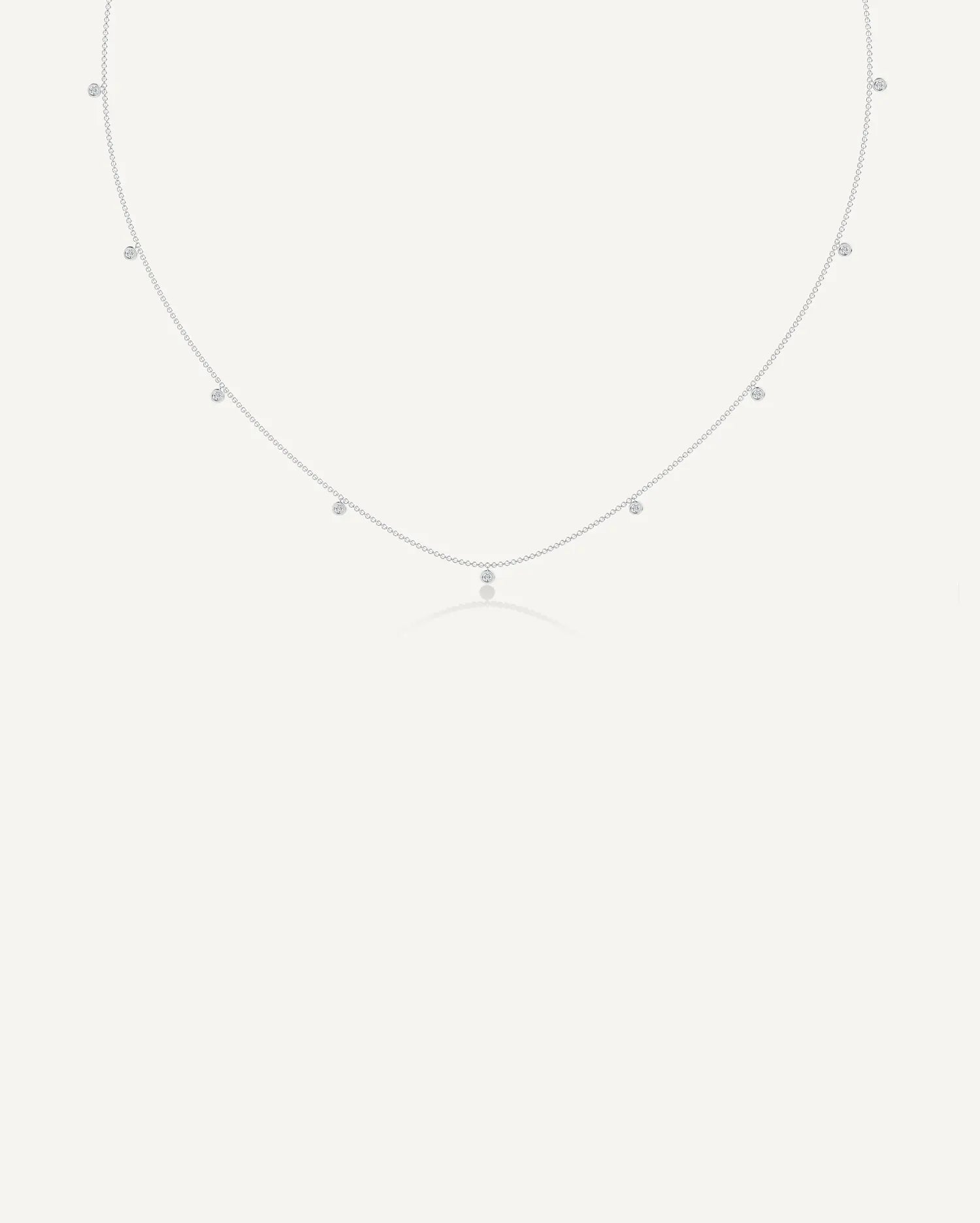 0.65ct Classic Bezel Necklace