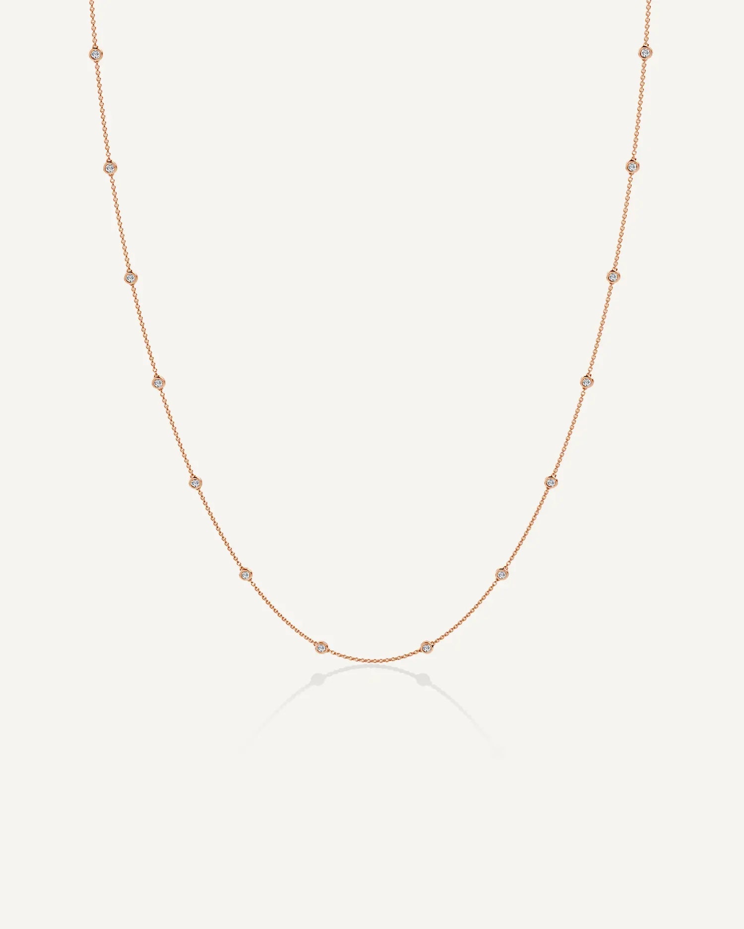 0.70ct Classic Bezel Necklace