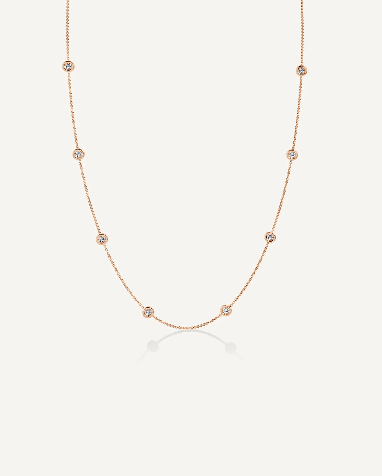 1.98ct Classic Bezel Necklace
