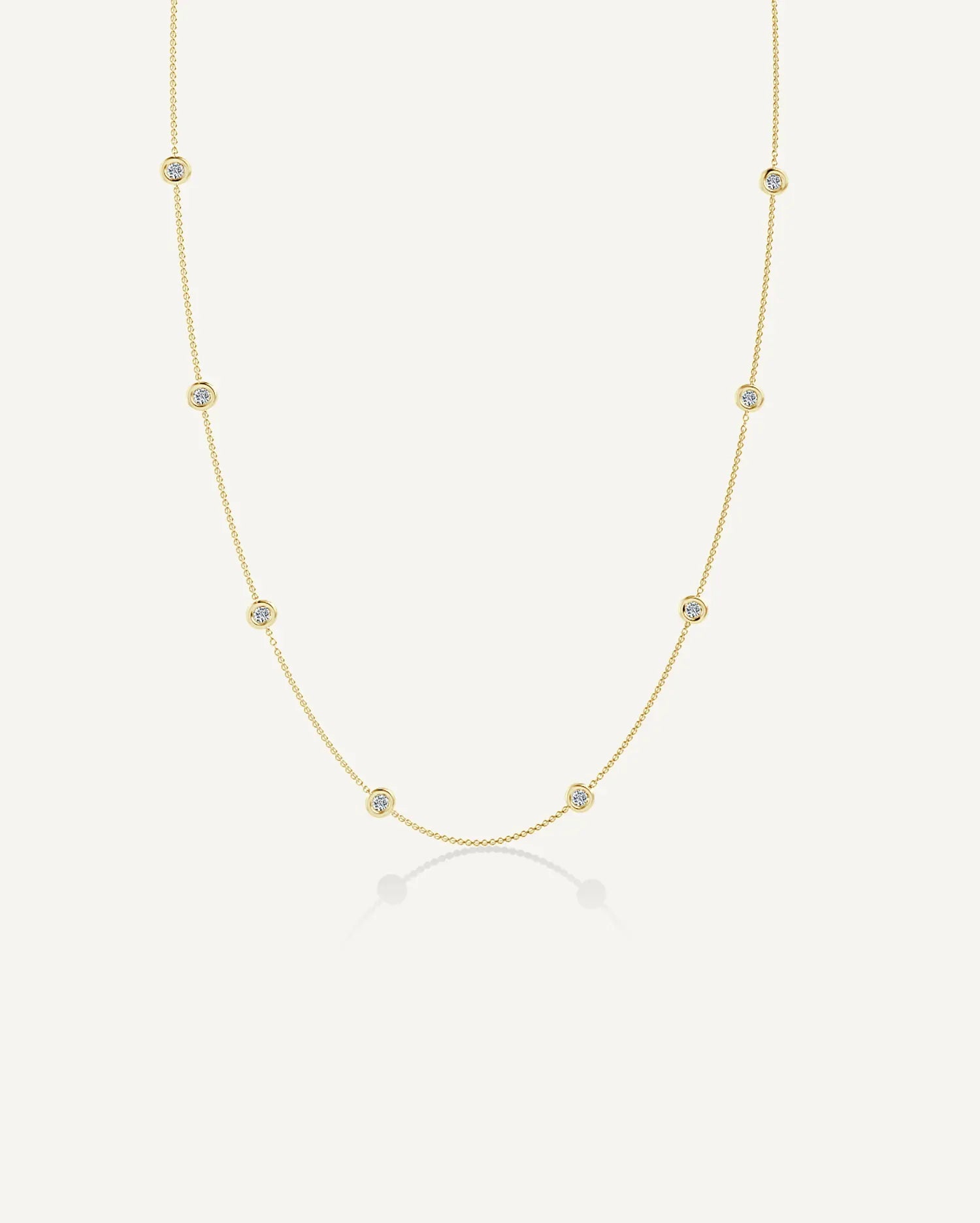 1.98ct Classic Bezel Necklace
