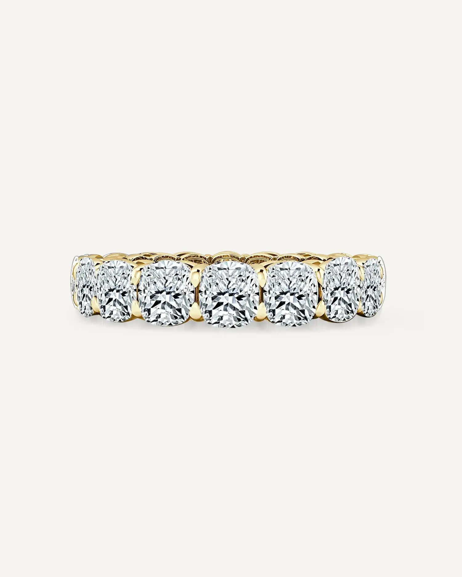 Cushion all way around Lab Grown Diamond Eternity Band