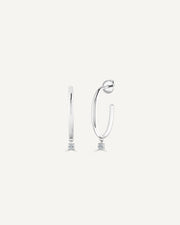 0.18CT TDW Dainty Hoops