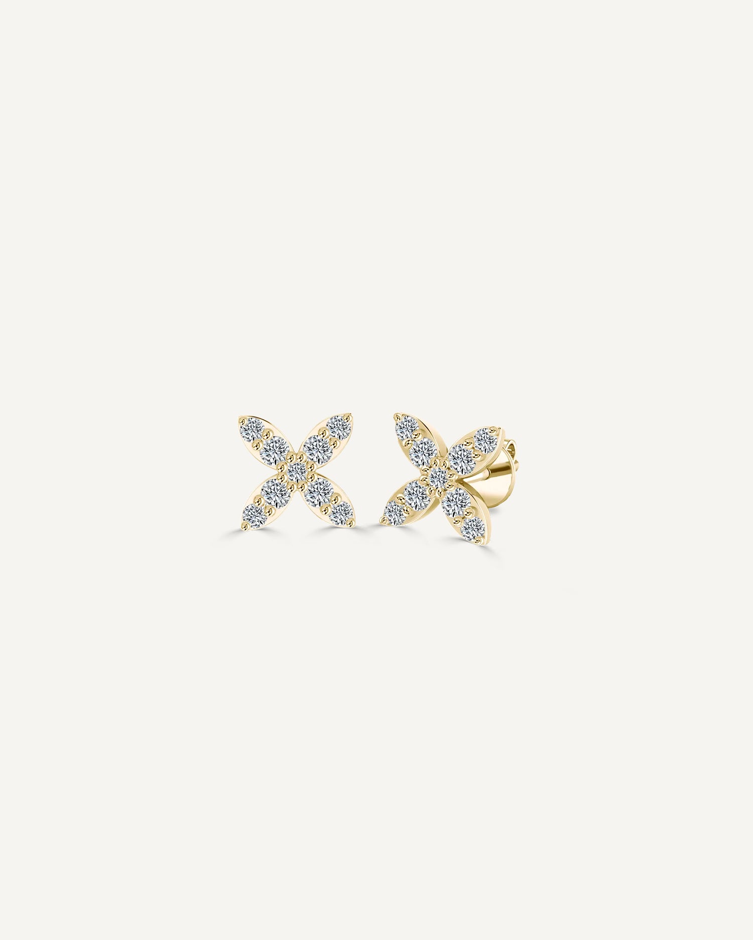Diamond X Earrings