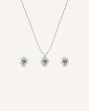 0.50CT Diamond Aura Pendant Set