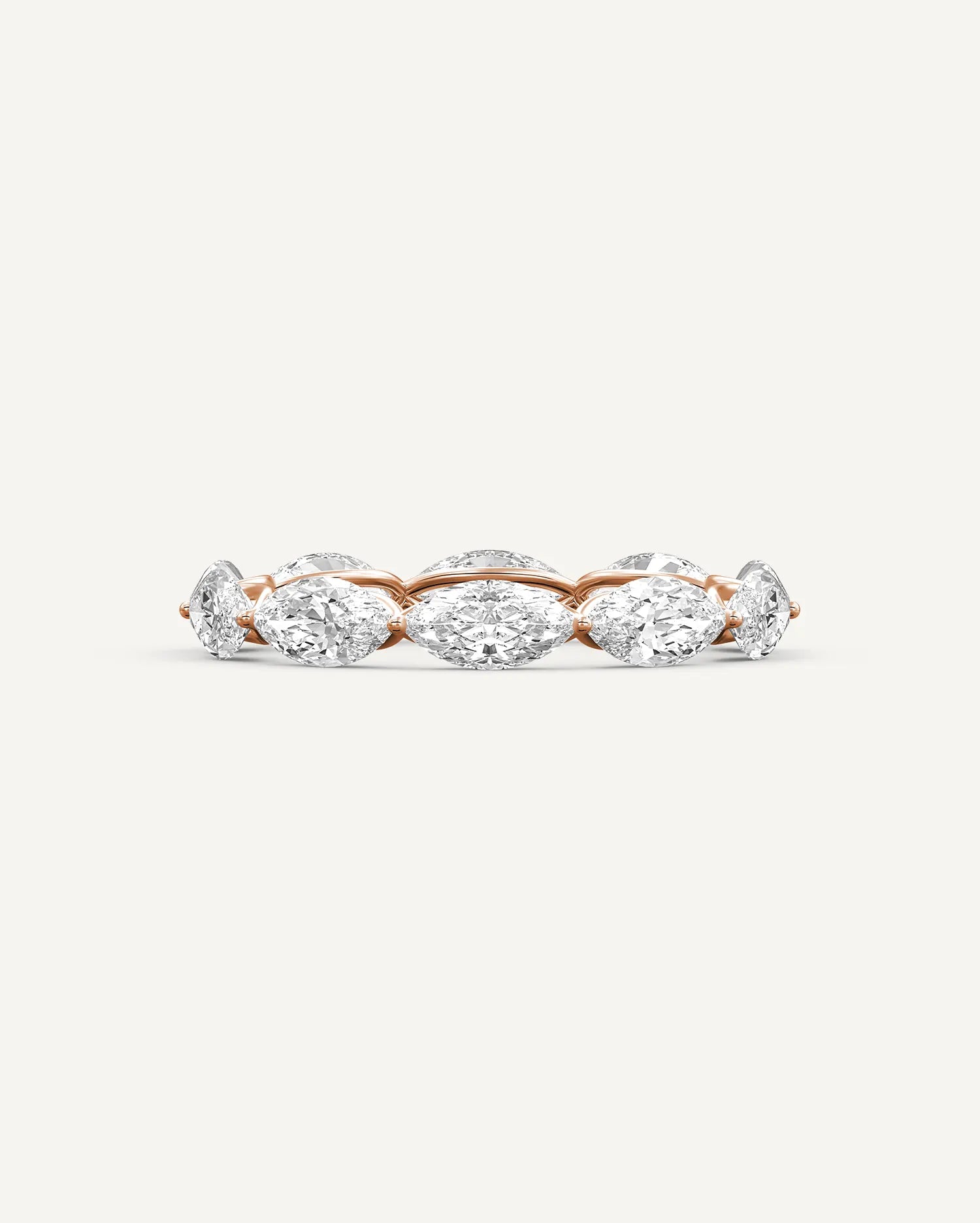 Marquise all way around Lab Grown Diamond Eternity Band