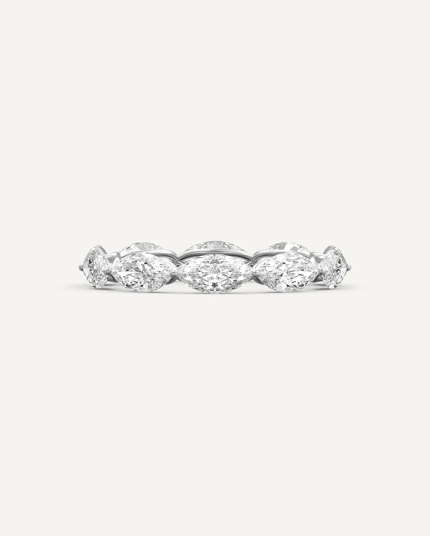 Marquise all way around Lab Grown Diamond Eternity Band