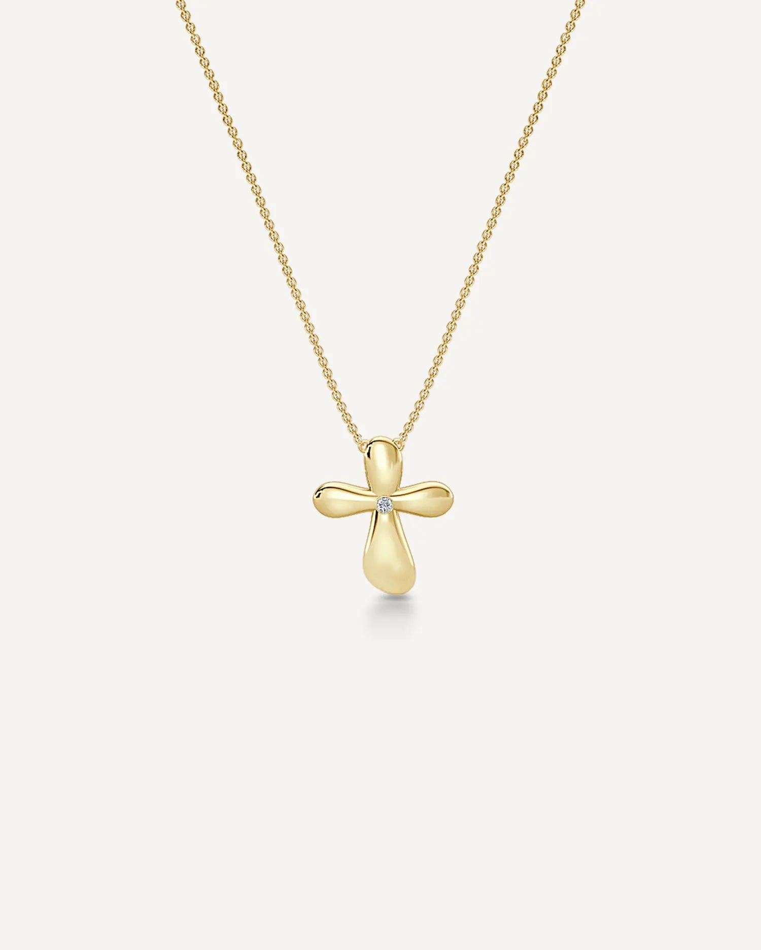 Flow cross pendant