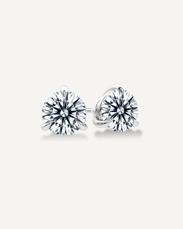 1.50CT TDW GIA Certified Diamond Grace Stud Earrings