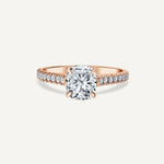 IGI Certified D/VS2 Lab-Created Cushion Lucia Ring