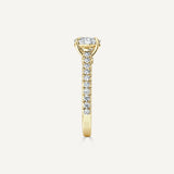 IGI Certified D/VS2 Lab-Created Cushion Lucia Ring