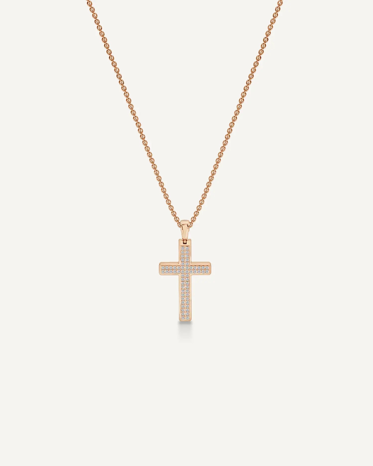 Presence cross pendant