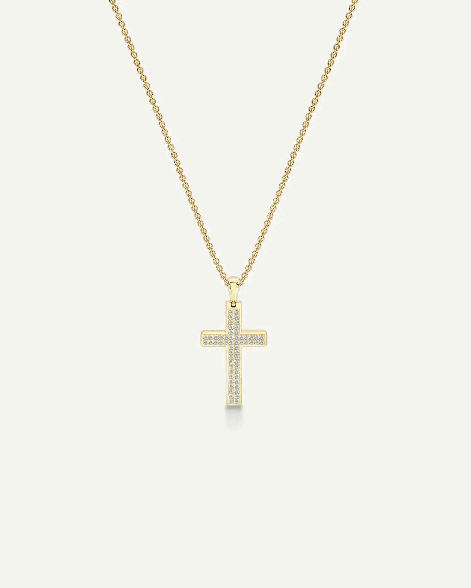 Presence cross pendant