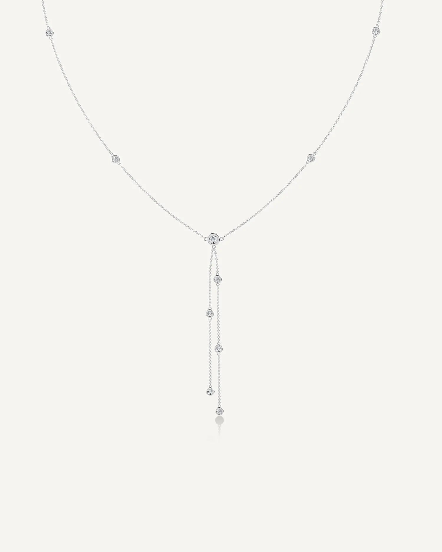 Quintessential Bezel Set Necklace