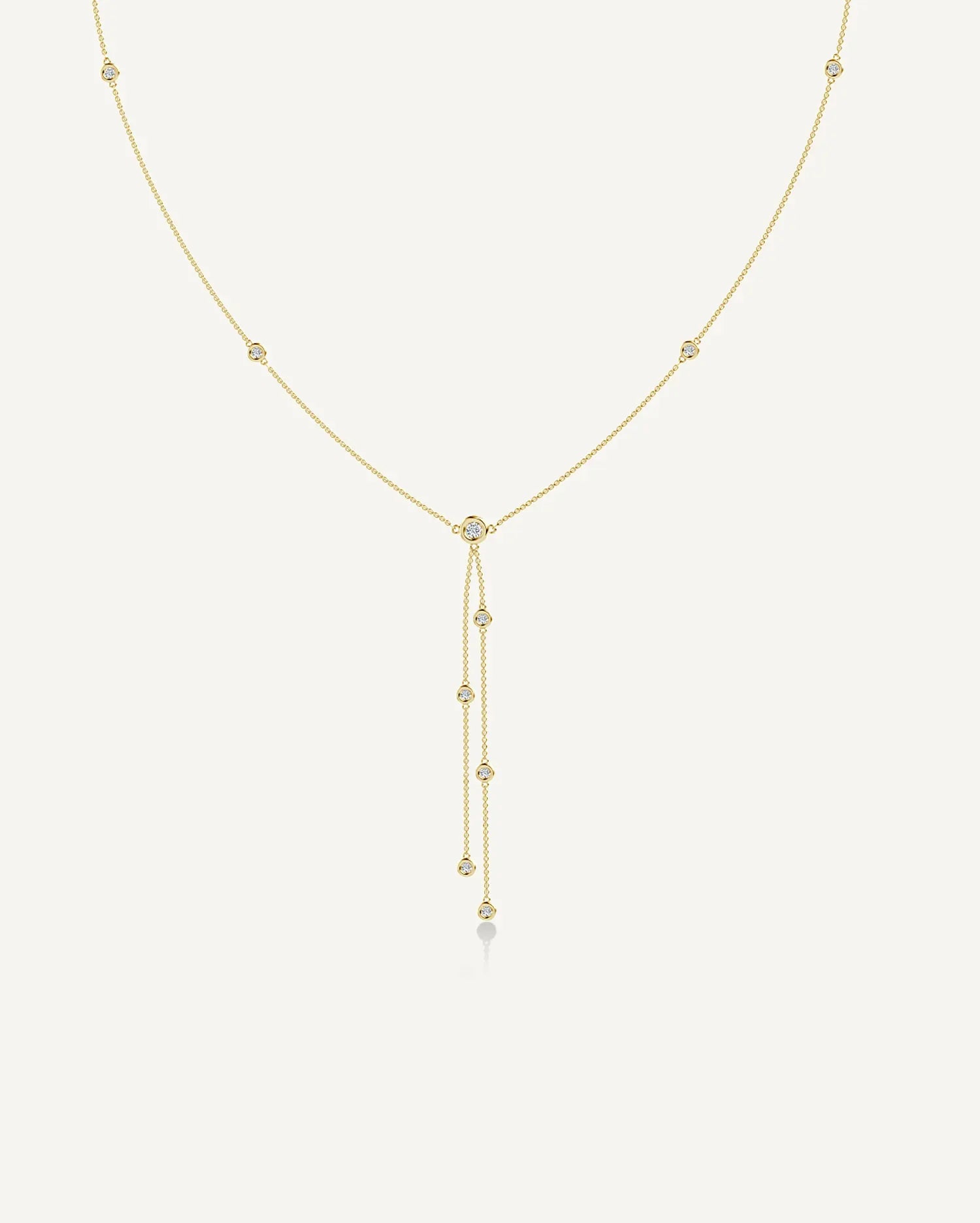 Quintessential Bezel Set Necklace