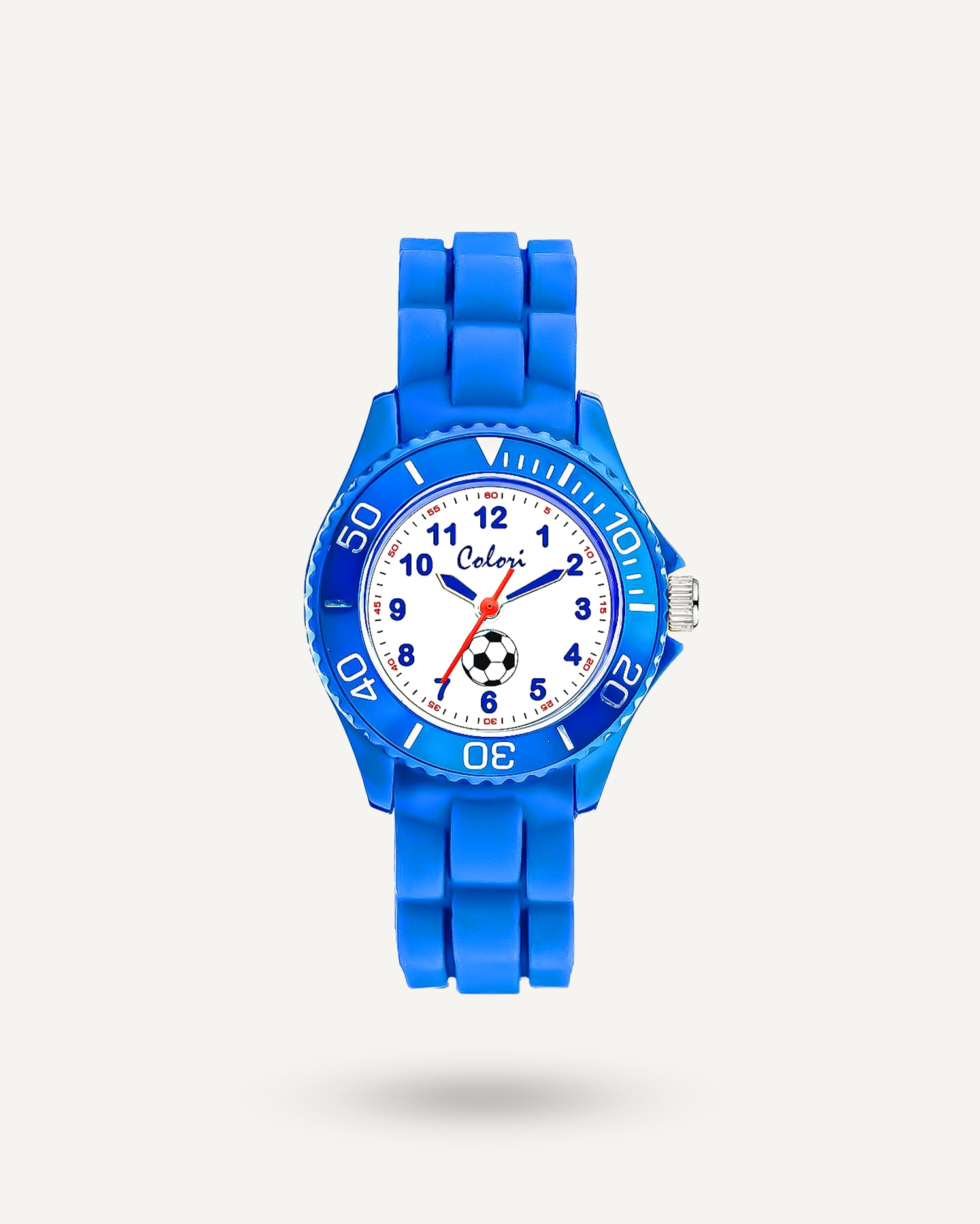 Kids Watch With Soccer Ball Blue – Luxsso