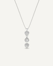 Three Hearts Necklace